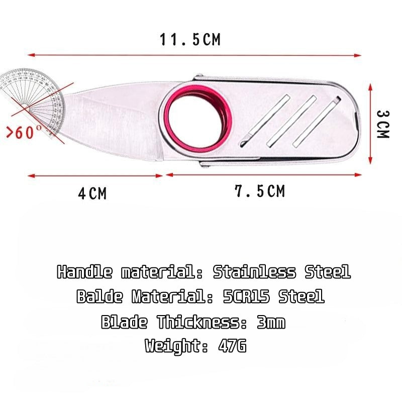 Steel Sharp Mini Multifunksjonell Kniv | Luvikno