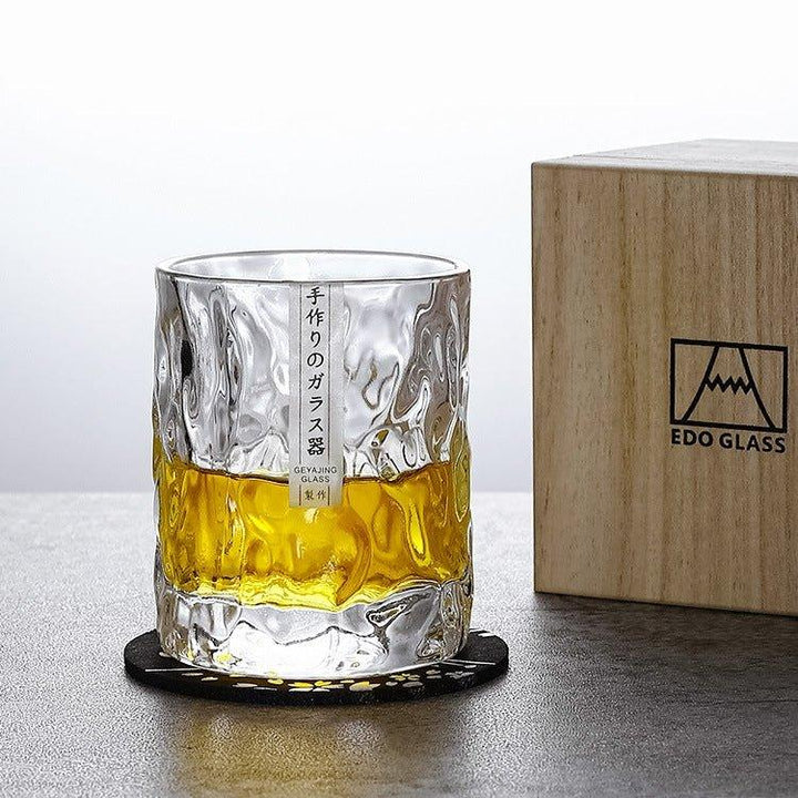 Japanske Edo Kiriko Glacier Whisky Glasser | Luvikno