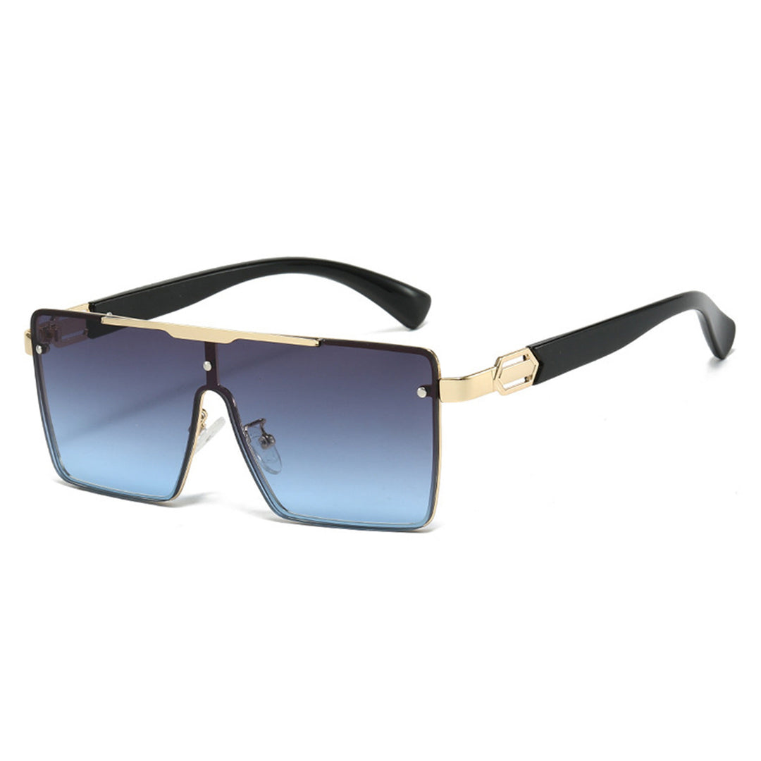 Dame Modisk Oversized Solbrille i eksklusiv Skilpaddedesign Luvikno