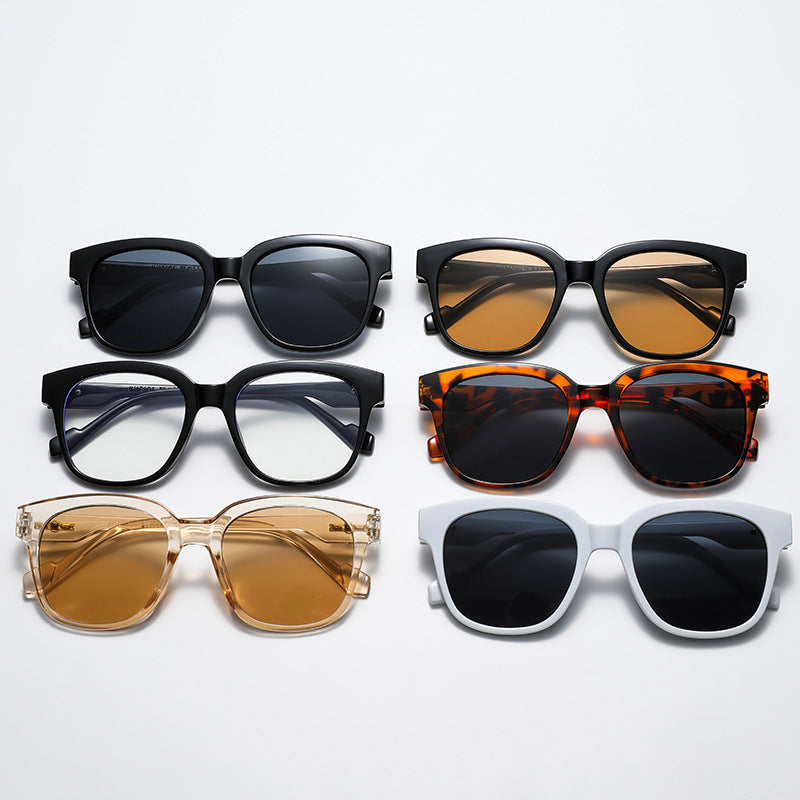Dame Kvadratisk solbrille i elegant skilpadde-design Luvikno