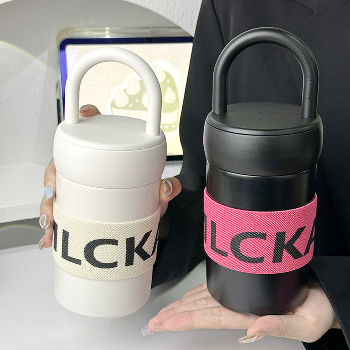 Damen Multifunktionale Thermotasse mit praktischem Tragegriff Luvikno
