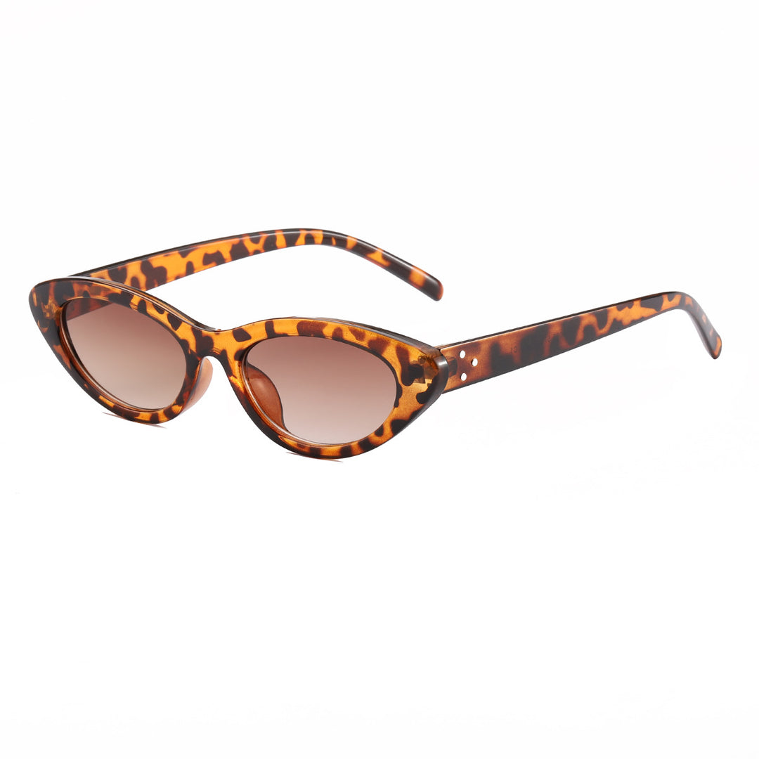 Dame Cat-Eye solbriller i elegant Leo-design Luvikno