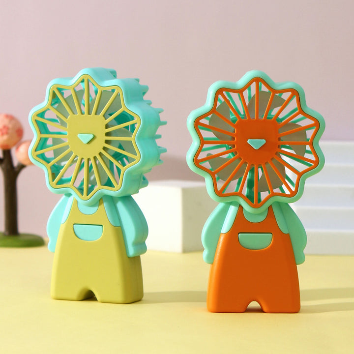 Damer Bærbar vifte i morsom blomsterdesign Luvikno