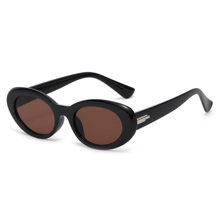 Dame moteriktig Cat-Eye briller med trendy tykke rammer Luvikno