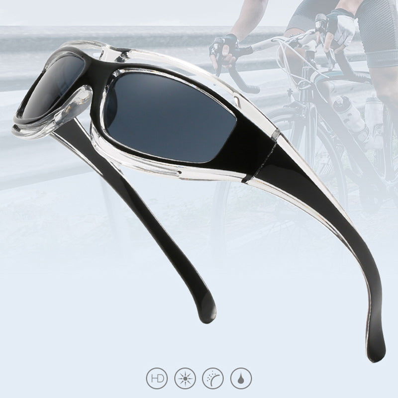 Dame sporty solbriller med aerodynamisk design og polariserte glass Luvikno