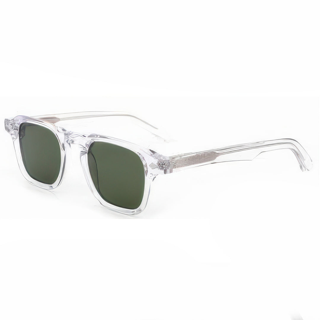 Dame solbrille i moderne, gjennomsiktige design med polariserte glass Luvikno