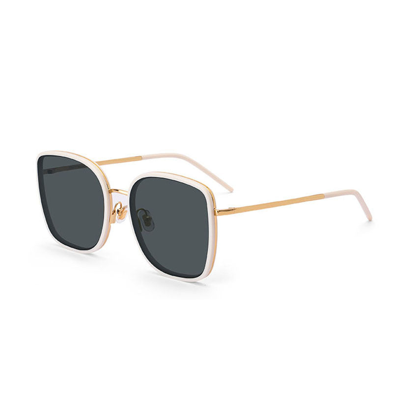 Damer Motebetont Oversized Solbriller i elegant Quadratdesign Luvikno