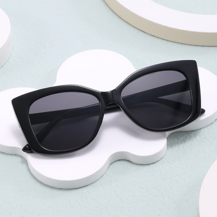 Damer Modische Cat-Eye Solbriller med moderne design Luvikno
