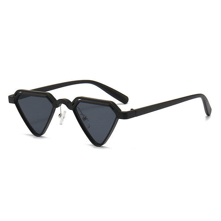 Dame trendy geometrisk solbrille Luvikno