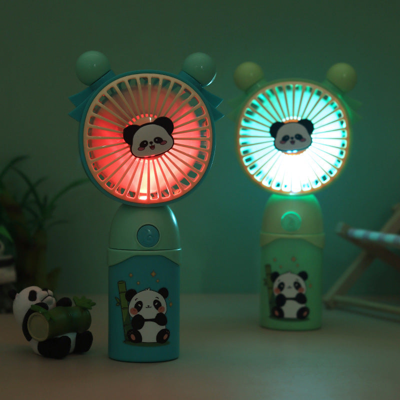Bærbar panda-tema mini vifte Luvikno