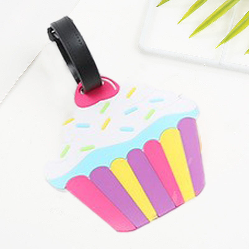 Unisex Bagasjelapp i søtt donut-design Luvikno