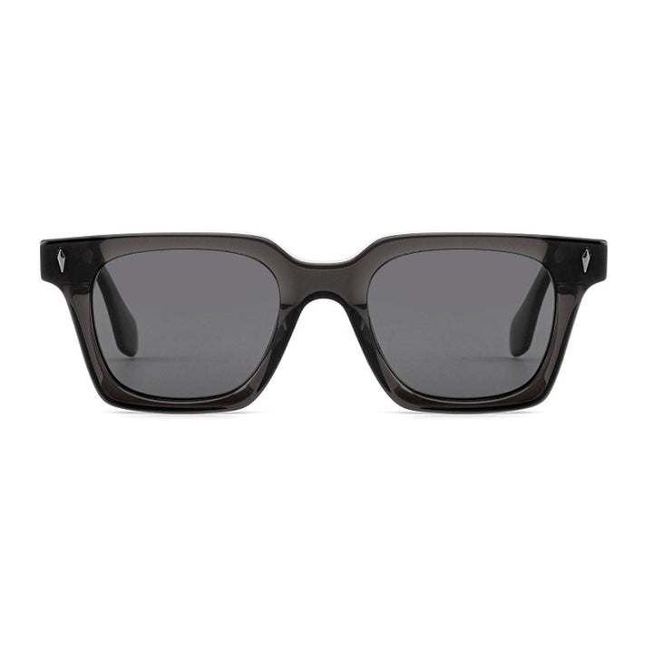 Dame klassisk kvadratisk solbrille med robust ramme og UV-beskyttelse Luvikno