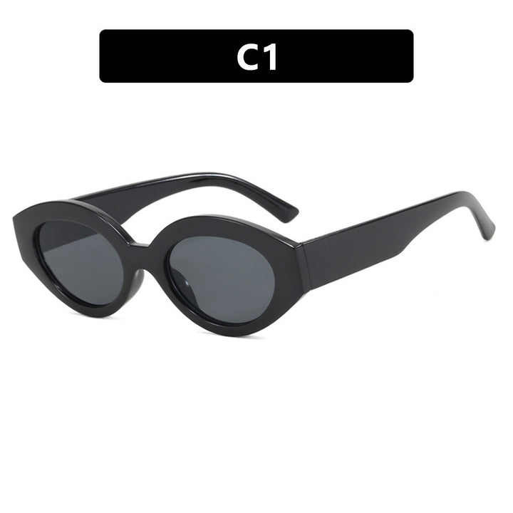 Dame kreativ solbrille i elegant retro-stil Luvikno