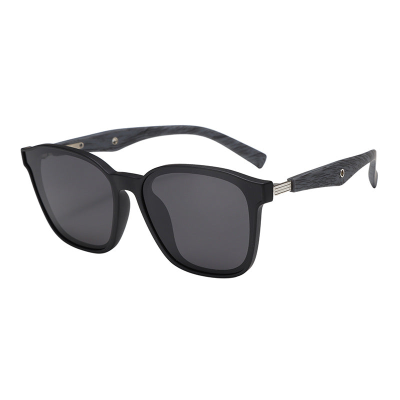 Dame stilige oversized solbriller med treakenter Luvikno