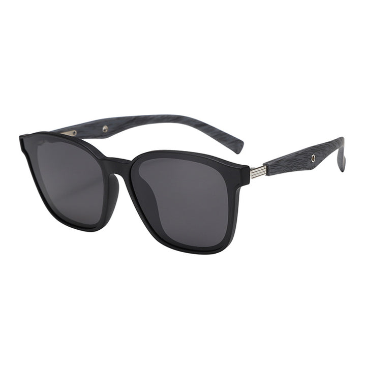 Dame stilige oversized solbriller med treakenter Luvikno