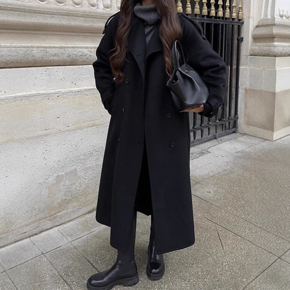 Luvik | Naisten elegantti Bouclé-takki käytännöllisillä nappiyksityiskohdilla