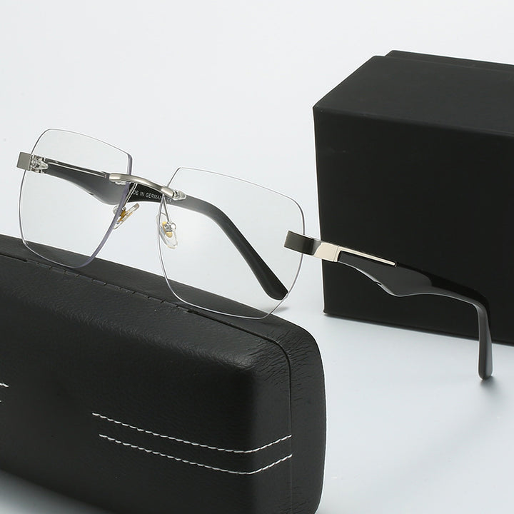 Dame Fashion-solbriller i moderne geometrisk design Luvikno