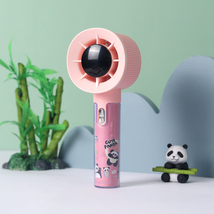 Unisex Bærbar Mini Vifte i søtt Panda-design Luvikno