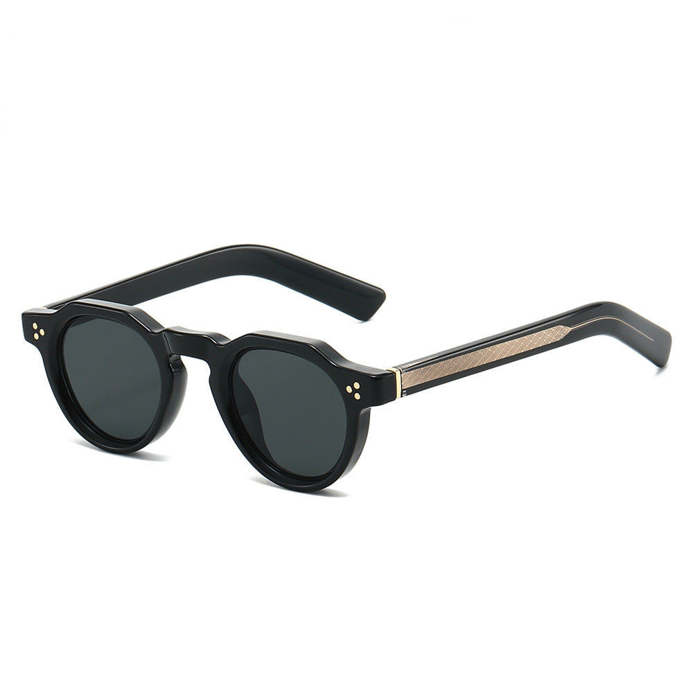Dame moteriktig solbrille med ekstravagant ramme og UV-beskyttelse Luvikno