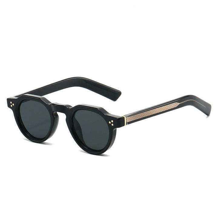 Dame moteriktig solbrille med ekstravagant ramme og UV-beskyttelse Luvikno