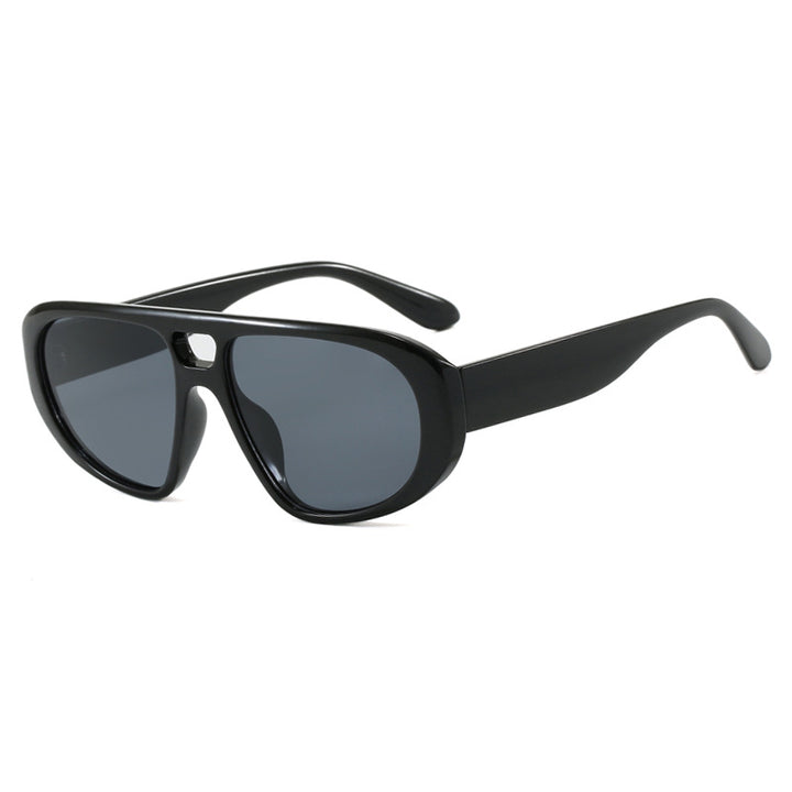 Damer sporty solbriller med bred slitesterk ramme og polarisert glass Luvikno