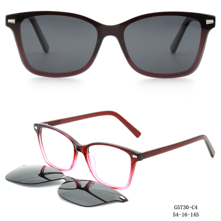 Dame solbrille i moteriktig dual-design Luvikno