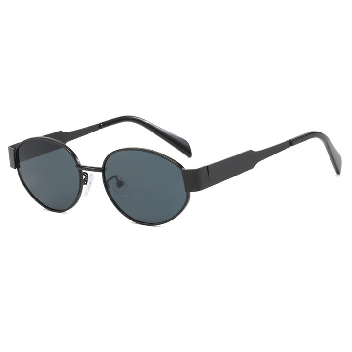 Dame moteriktig solbrille med innovativt geometrisk design Luvikno
