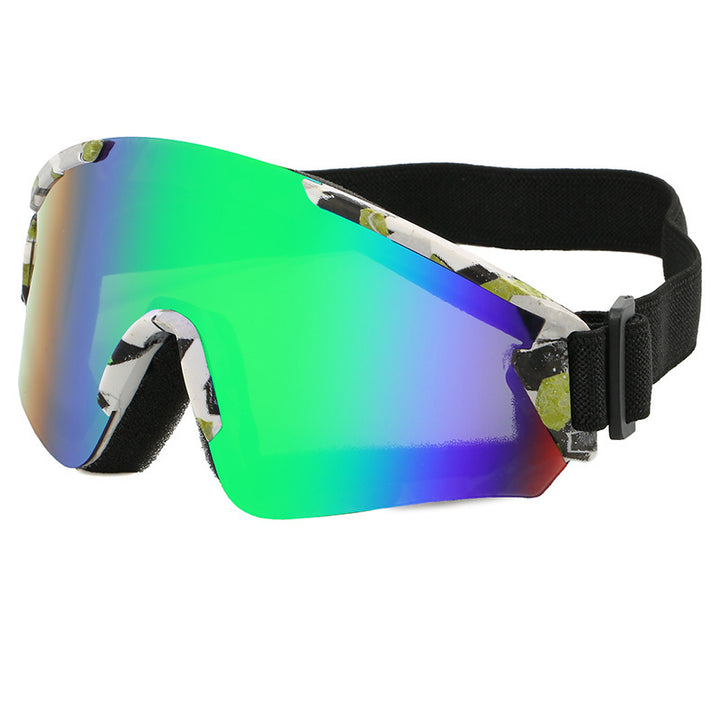 Dame Sport-solbrille med speilreflekterendes høyytelsesdesign Luvikno