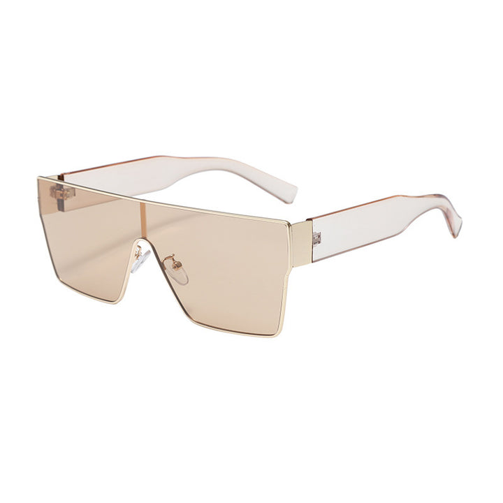 Dame Modevisir solbrille med innovativ ramme Luvikno