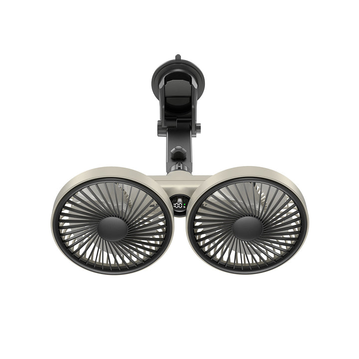 Unisex Dual-Head Clip-On Vifte Luvikno