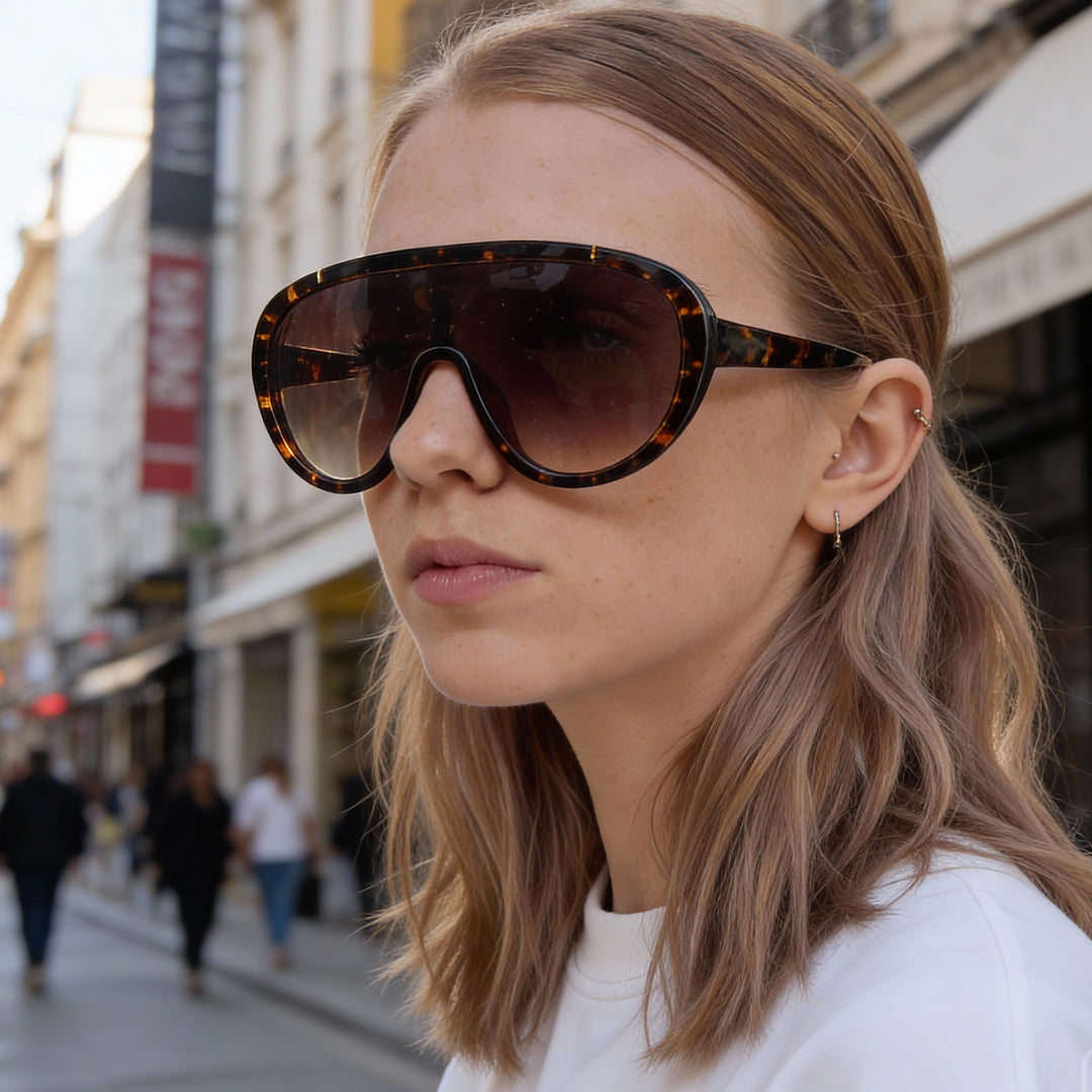 Dame moteriktig solbrille Luvikno