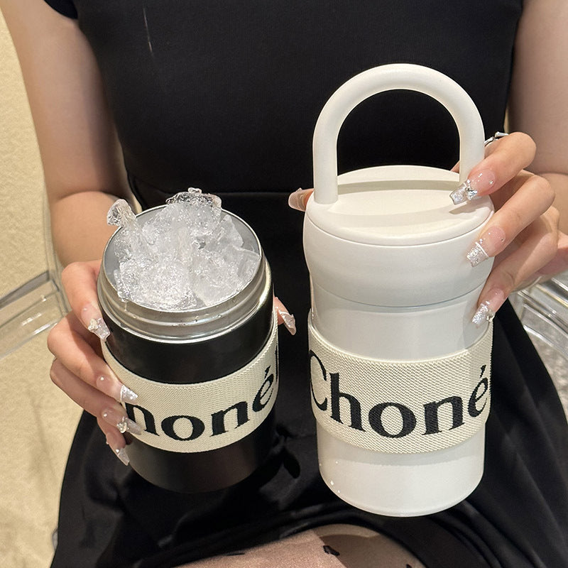 Damen Multifunktionale Thermotasse mit praktischem Tragegriff Luvikno