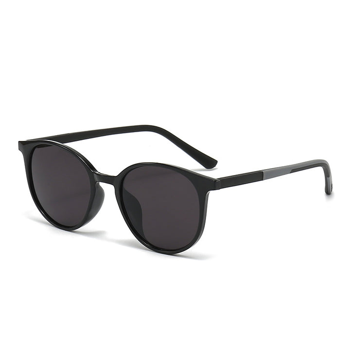 Dame cat-eye solbrille med optisk UV-beskyttelse og moteramme Luvikno