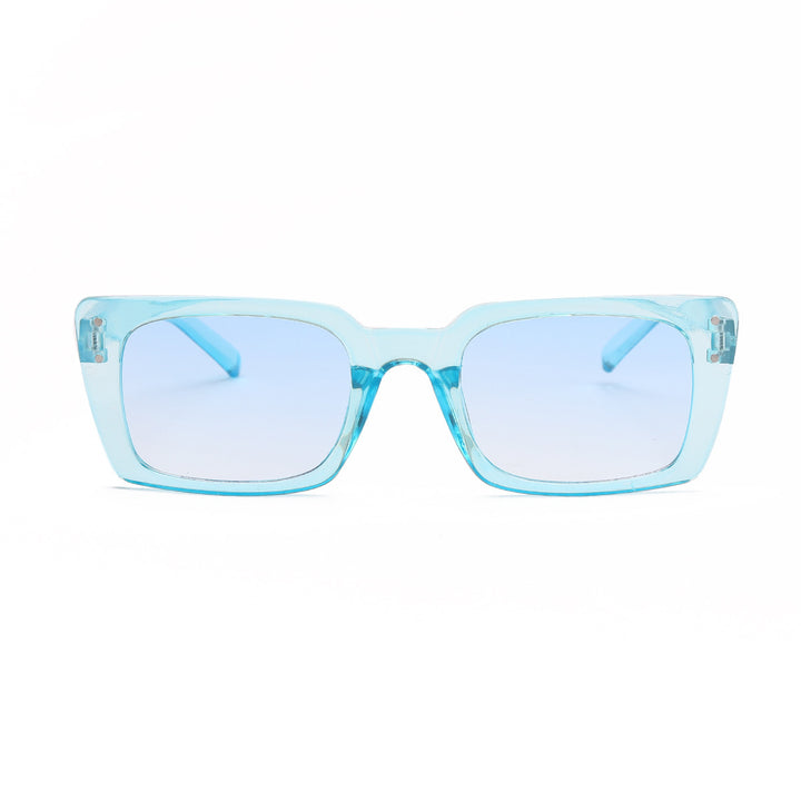 Dame kvadratisk solbrille med dyremønster Luvikno