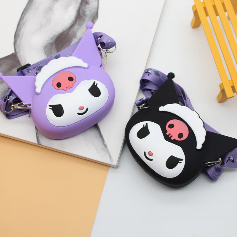 Dame Cartoon Messenger Bag i silikon Luvikno