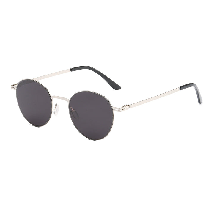 Dame elegant rund solbrille med UV-beskyttelse Luvikno