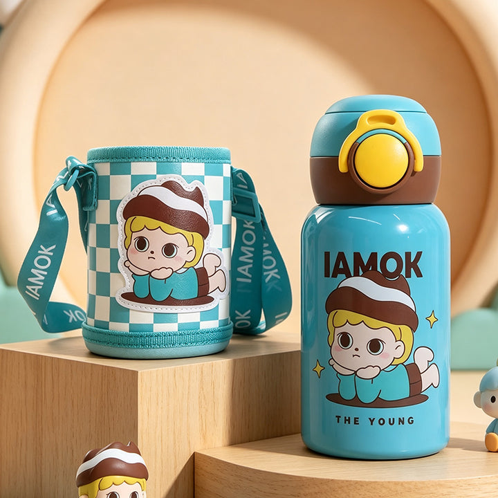 Damer termokanne med praktisk bæresnor og leken design Luvikno