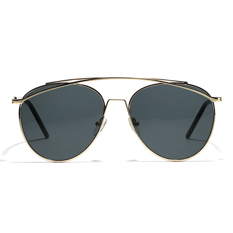 Dame Aviator Solbriller med elegant metallramme Luvikno