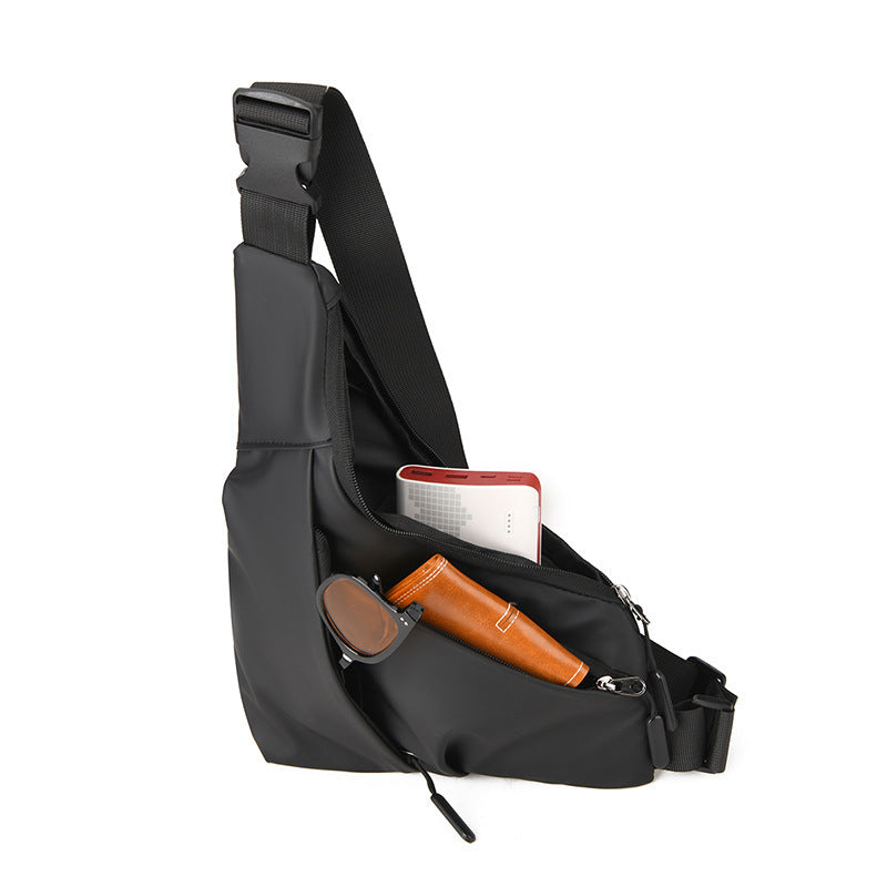 Unisex Sling Backpack med flere rom og vanntett materiale Luvikno