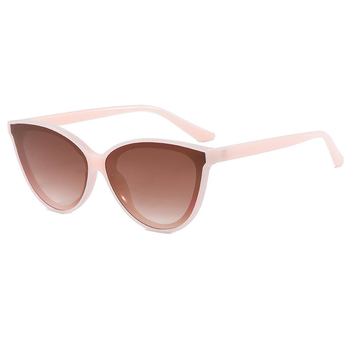 Dame moter Cat-Eye solbriller med gradientlinser Luvikno