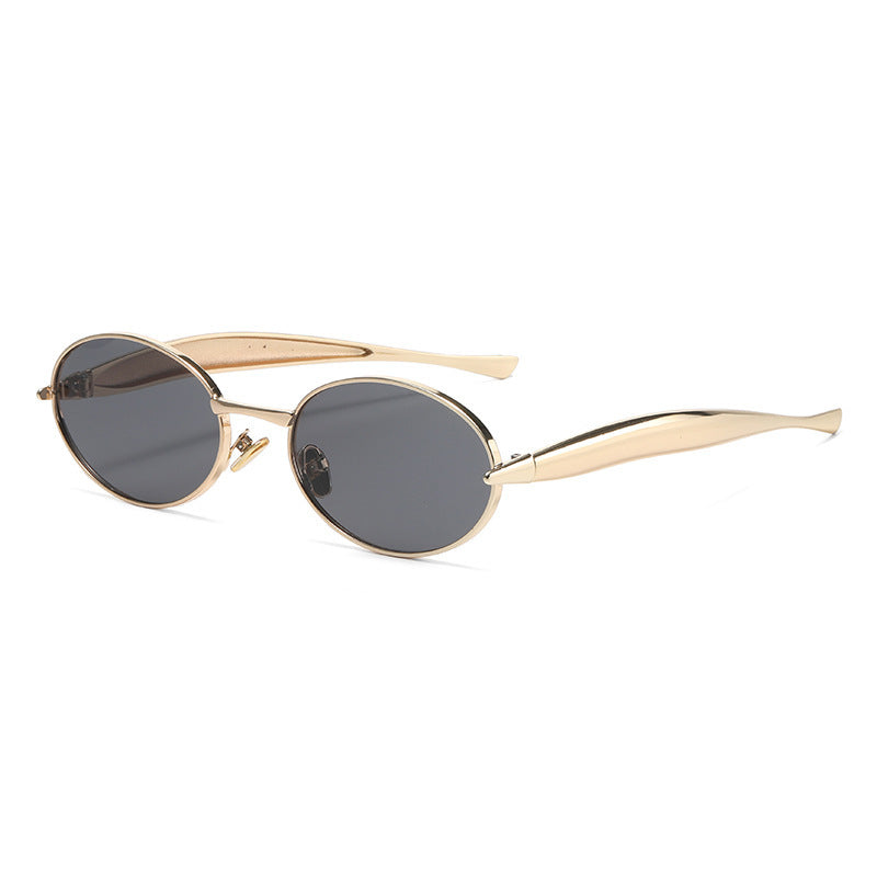 Dame moteriktig Oversized-solbrille med elegant design Luvikno