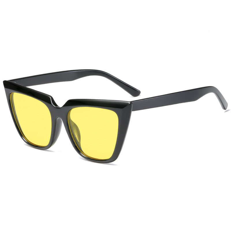 Damer Geometrisk Oversized Solbrille Luvikno