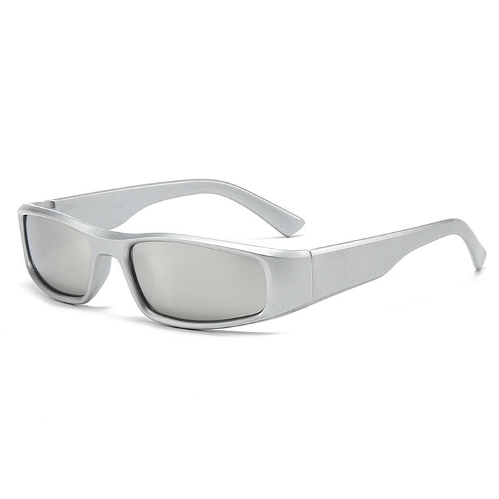 Dame sporty solbriller med robust ramme Luvikno