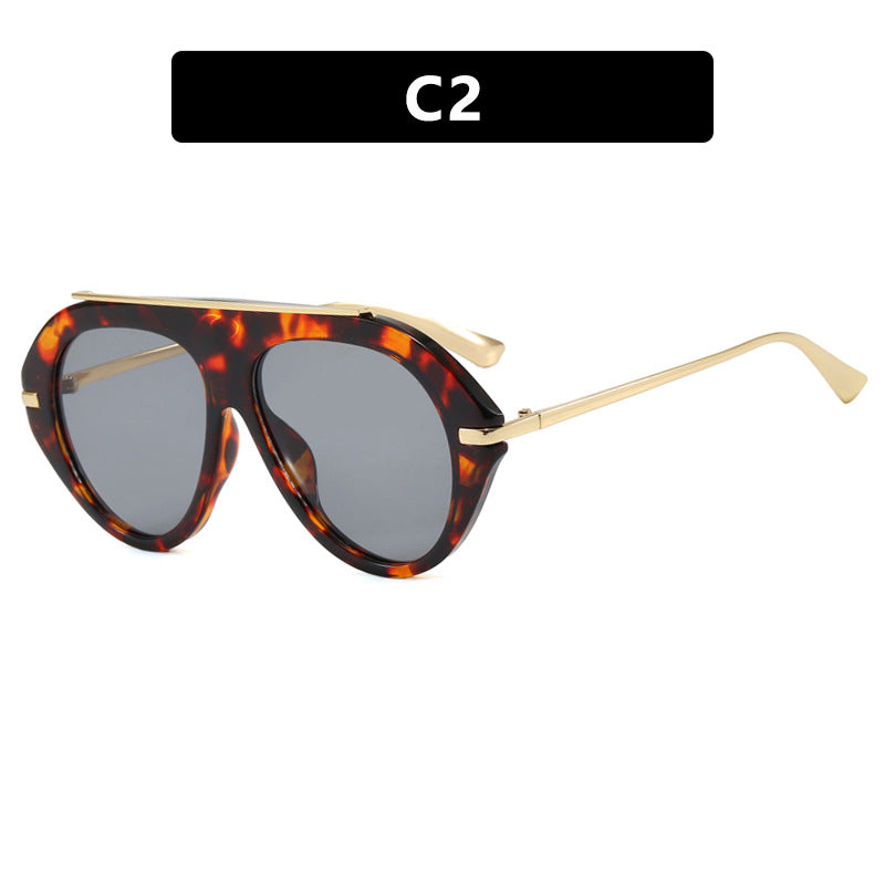 Dame solbrille i elegant heksagon-design Luvikno