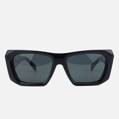 Dame oversized solbriller med unik, moderne ramme Luvikno