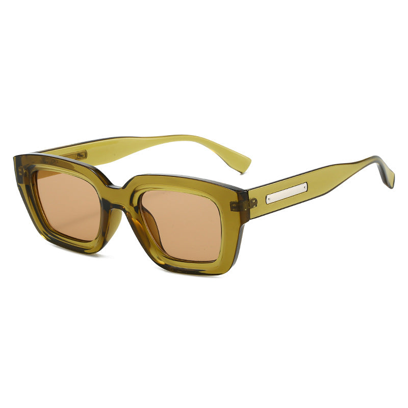Damer oversized firkantet solbrille Luvikno