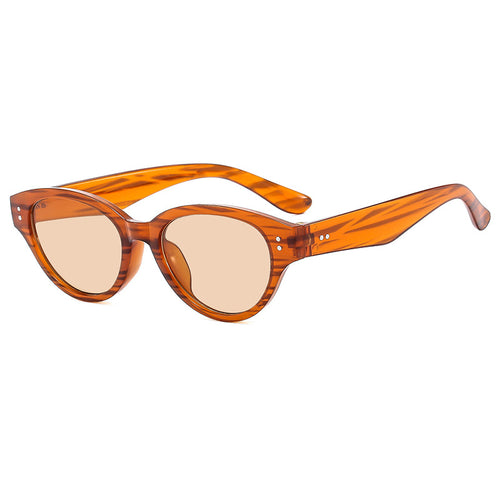 Dame Cat-Eye solbriller med robust ramme og polarisert glass Luvikno