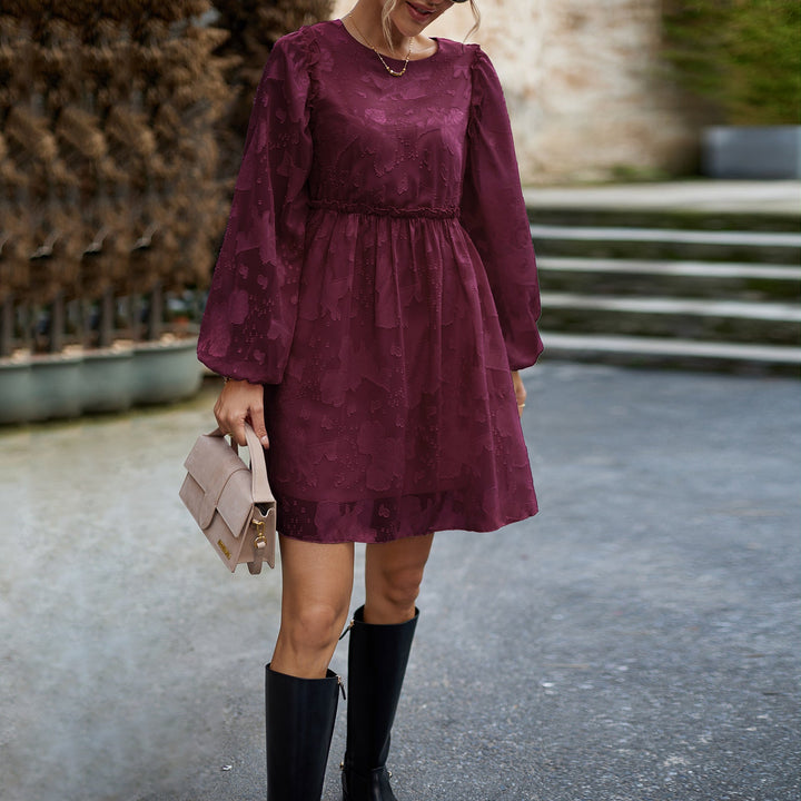 Luvik | Dress for women with stylish and elegant jacquard design
