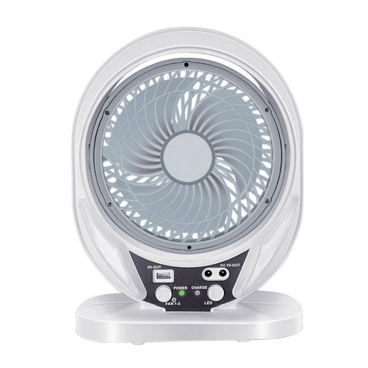 Kvinnelignende bærbar 4-i-1 solfane med LED-lampe Skanto