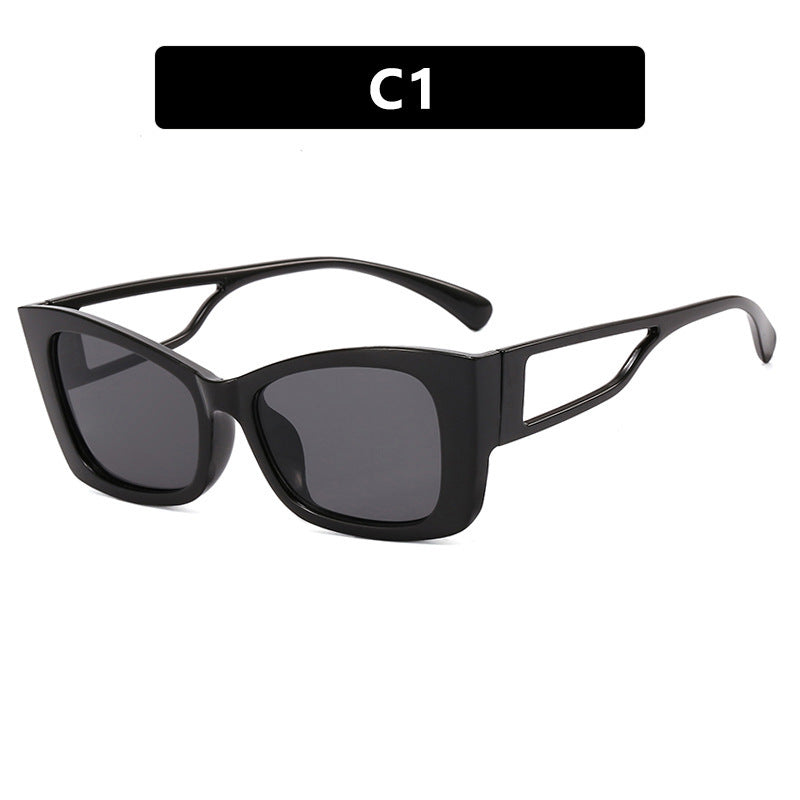 Dame moteriktig solbrille med innovativ ramme Luvikno